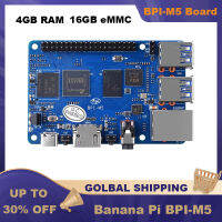 ใหม่กล้วย Pi M5 BPI-M5 amlogic S905X3 Quad Core 4กิกะไบต์ RAM 16กิกะไบต์ที่ MMC กิกะบิต4 USB30พอร์ตสาธิตเดียวคณะกรรมการคอมพิวเตอร์