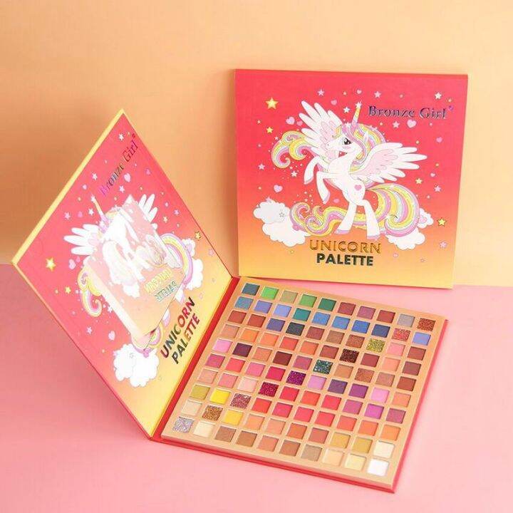Bronze Girl Unicorn 100 Color Eyeshadow Palette Lazada