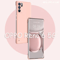 ELAXIS เคสบางเฉียบน่ารักสำหรับ OPPO Reno 6 5G เคสโทรศัพท์กันกระแทกสีลูกกวาดฝาหลังป้องกันอย่างหนักสำหรับ2023ดีไซน์ใหม่ Reno6 EL003 5G