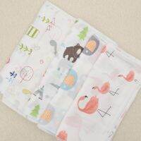 Baby printed gauze saliva towel square scarf cartoon cute