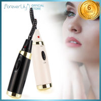 Foreverlily Eyelash Curler Heating Lasting Shaping เครื่องมือแต่งหน้าความงามตาที่ทนทาน