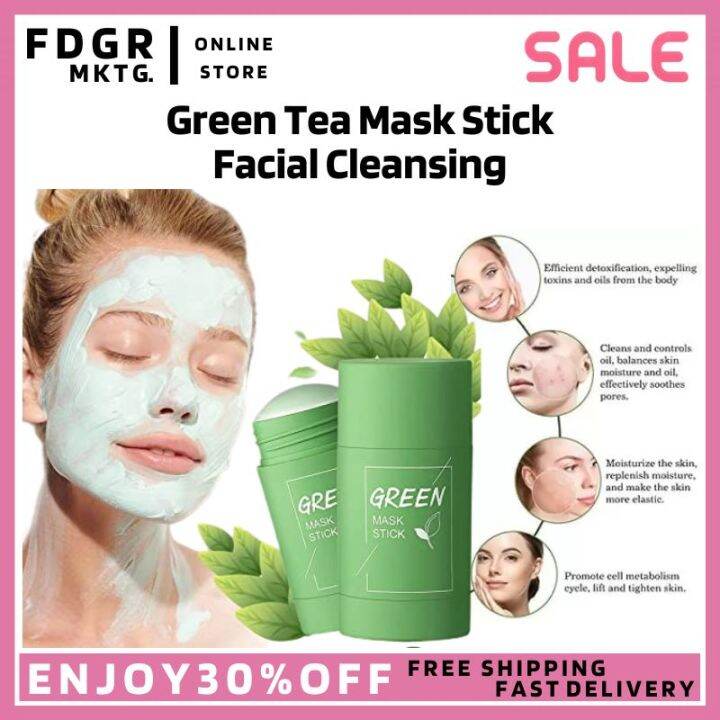 Green Tea Mask Stick Facial Cleansing For Blackheads Pore less Deep