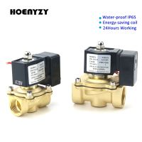 【hot】☃┅  1/2  3/4  1  Close Electric Solenoid With Saving Coil DN15 DN20 12V/24V/220V Gas IP65