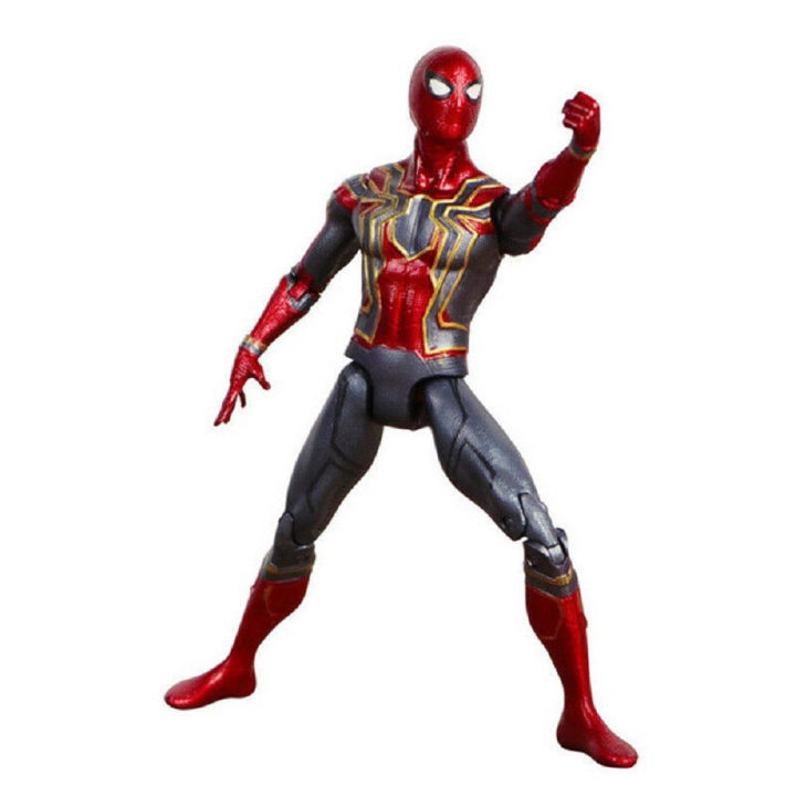 17cm-6-7-อเวนเจอร์ส-infinity-war-spiderman-ตุ๊กตาขยับแขนขาได้สำหรับเด็ก-gift-toy-model