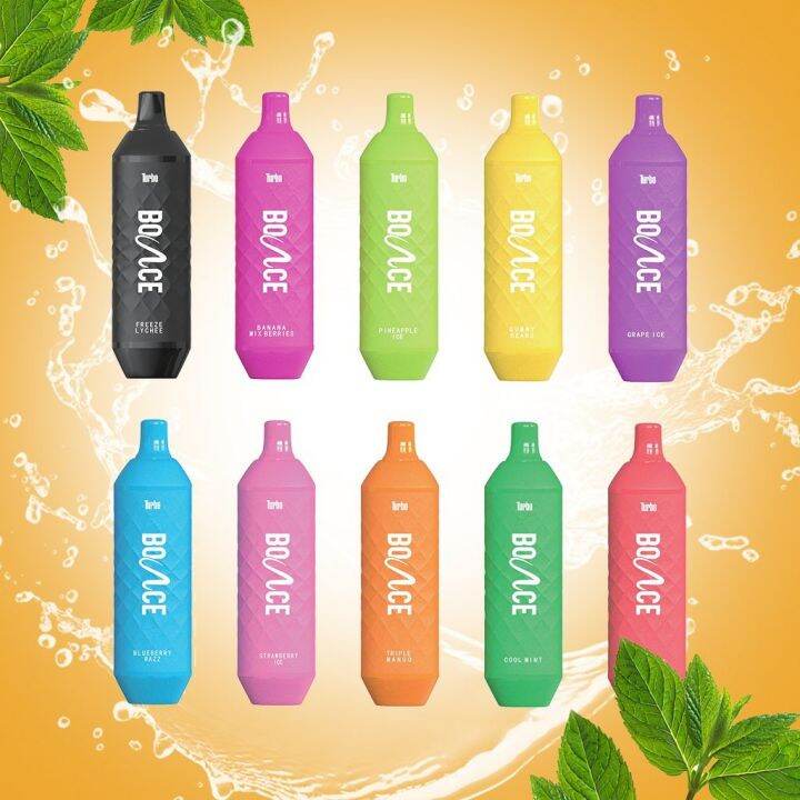 Bounce Vape Turbo Bar 5000 Disposable Rechargeable Pod Lazada PH