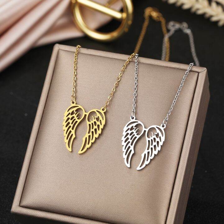 jdy6h-stainless-steel-necklaces-exquisite-wing-design-korean-fashion-pendants-chain-choker-charms-necklace-for-women-party-girls-gi