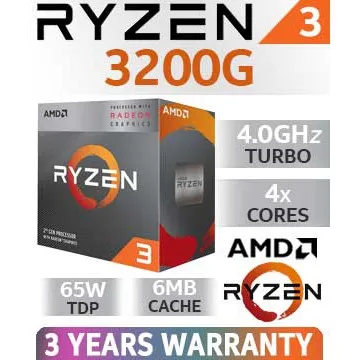 Amd Ryzen 3 30g With Radeon Vega 8 Graphics Bulk Set Lazada