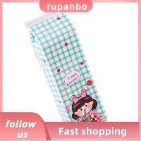 RUPANBO039392692ถุงปากกา PU สีน้ำเงินเคสดินสอสร้างสรรค์กล่องใส่ปากกาสำนักงาน