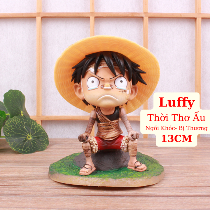 Mô hình Luffy thời thơ ấu: Cùng trở về những ngày đầu tiên Luffy lên tàu với mô hình nhân vật thời thơ ấu của anh chàng này. Chắc chắn sẽ đem lại những kỷ niệm đáng nhớ cho các fan One Piece!