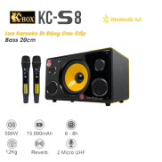 Loa xách tay karaoke Kcbox KC S8 - Loa di động KCBOX S8công suất 500W