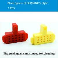 ดิสไฮดรอลิกไล่ลมเบรค Spacer สำหรับระบบเบรก Shimano เครื่องมือ Bleed 1ชิ้นสีแดง