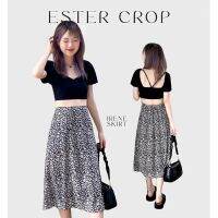 ANXO[?] ESTER CROP &amp; IRENE SKIRT เสื้อครอปเอวลอยเปิดหลังเชือกไขว้, กระเปรงผ้าหน้าลายดอกใส่ได้เป็น everyday look แบบสับ!✨