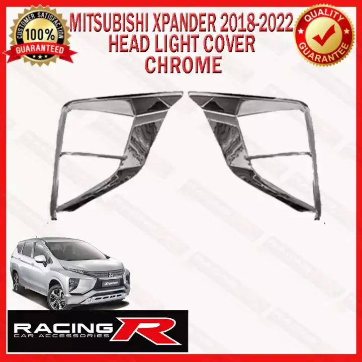 Mitsubishi Xpander 2018 to 2022 Head Light Garnish Cover Chrome 2019 ...