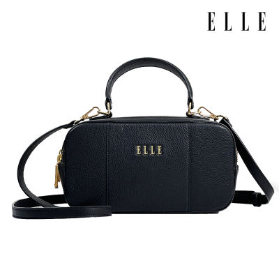 ELLE BAG I กระเป๋าสะพายข้างผู้หญิงทรงบัคเก็ต มี 3 สี สีดำ สีน้ำตาล สีแดง I EWH122