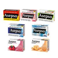 Asepso Soap Vitaplus สบู่ อาเซปโซ วีต้าพลัส สบู่ก้อน สบู่อนามัย ลดแบคทีเรีย บำรุงผิว [12 ก้อน] 7 สูตร