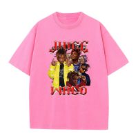 Juice Wrld Harajuku Kawaii Printed T Shirt for Men 100% Cotton Casual Short Sleeve Unisex Classic T-shirts Women Summer Clothing