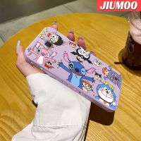 JIUMOO เคสปลอกสำหรับ Samsung J7นายก J7 Prime 2,เคสนิ่มลายการ์ตูนตัวการ์ตูนเคสขอบสี่เหลี่ยมด้านข้างบางเคสมือถือนิ่มเคสป้องกันการกระแทก