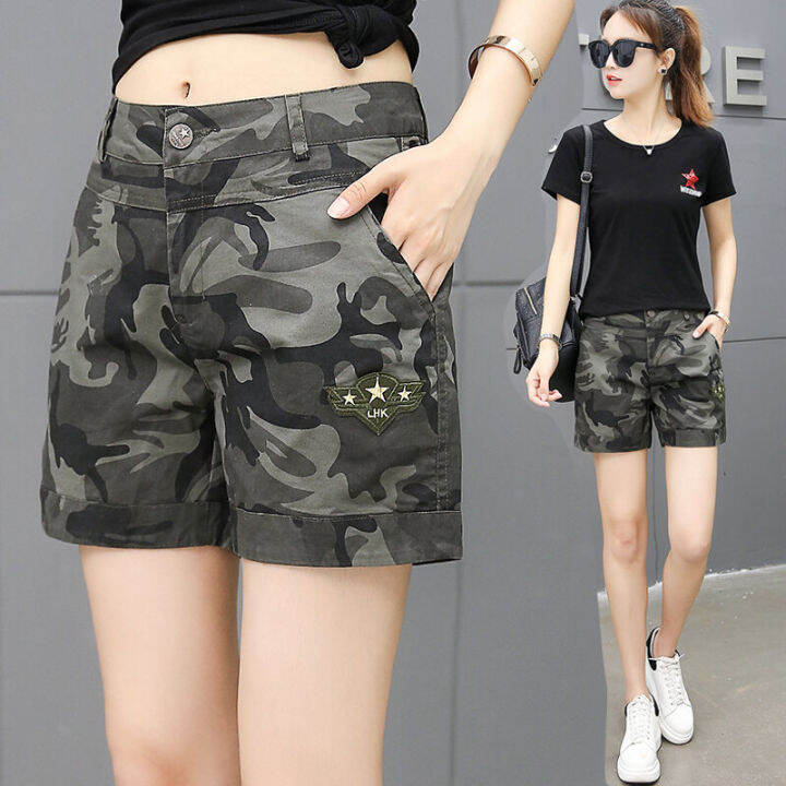 camouflage women's shorts