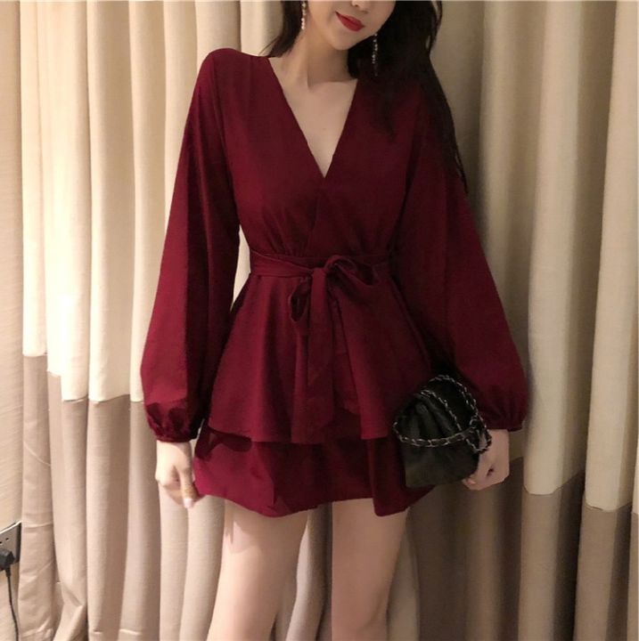 honey-lovely-vintage-dress-for-women-short-dress-korean-style-dress-new-hon939