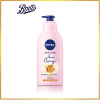 ส่งฟรี Nivea นีเวียโลชั่น ออร่า ออเรนจ์ ไวท์ โลชั่น 525มล.