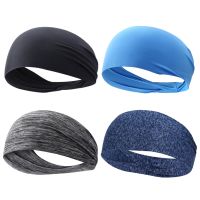 Ultra-Thin Women Men Fitness Elastic Headband Turban Sweat Absorption Breathable Quick Drying Outdoor Sports Running Hair Band