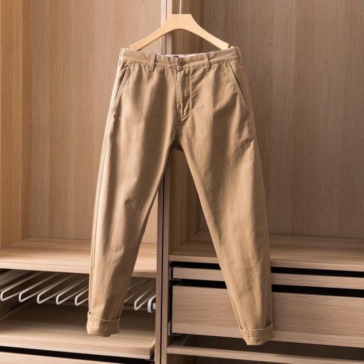 กางเกงขายาวทรงหลวมกระบอกเล็ก3สี-tm006-271