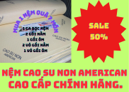 Nệm 1m8 x 2m x 20cm cao su non american Chất lượng cao Giá tại nhà máy QUÀ