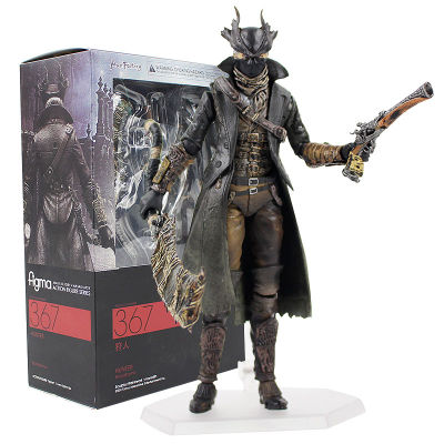 Bloodborne PVC ตุ๊กตาขยับแขนขาได้เก่า Hunter Figma #367ของเล่นโมเดลกล่องเกม