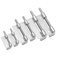 Flat Latch Hinge Hinge 304 Stainless Steel Movable Spring Hinge Distribution Cabinet Box Up and Down The Door Shaft Door Hardware Locks Metal film res