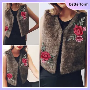 Fur on sale vest online