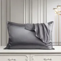 Satin Rayon Pillowcase Decorative Pillow Covers Solid Color Cover Pillow Bedding Pillow Case 40x60 50x75 Rayon Cover