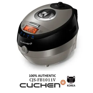 KOREAN CUCHEN Electronic Pressure Rice Cooker CJS-FC0611F (6 cups)  Black/Dark Brown