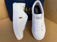Ralphˉ Laurenˉ 2022 literary white PU leather lace-up comfortable small fresh white shoes for women
