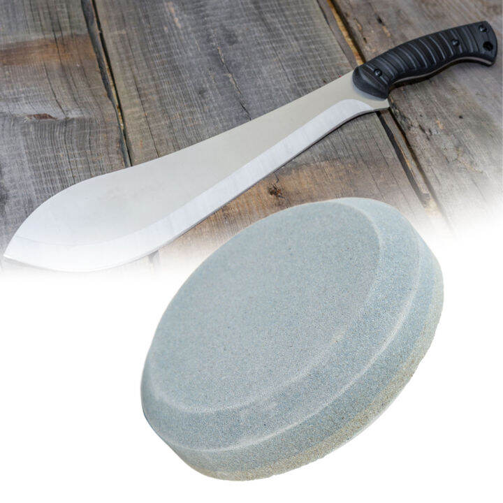 Knife Sharpener Stone Matibay na Bilog na Hugis Ligtas Madaling