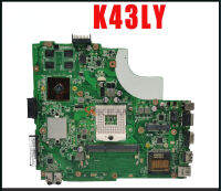 K43LY มาเธอร์บอร์ดสำหรับ K43LY ASUS K43L X84HR X84H X43L เมนบอร์ดแล็ปท็อปที่ K84H ได้รับการทดสอบเมนบอร์ดโน้ตบุ๊ค2.0 PGA989รอบเครื่อง