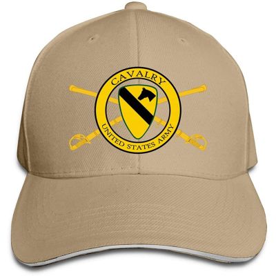 2023 New Fashion NEW LL1st Cavalry Division Cross Saber Baseball Caps Sandwich Caps，Contact the seller for personalized customization of the logo