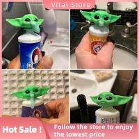 Yoda หลอดอุปกรณ์เสริมทำความสะอาดยาสีฟันพลาสติกแบบใช้ซ้ำได้สำหรับเด็กใช้บีบยาสีฟันของเล่นที่น่าสนใจ