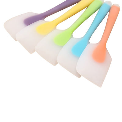 silicone spatula heat resistant for cake decoration baking tools non-stick silicone spatulas for cake smoother kitchen bakeware