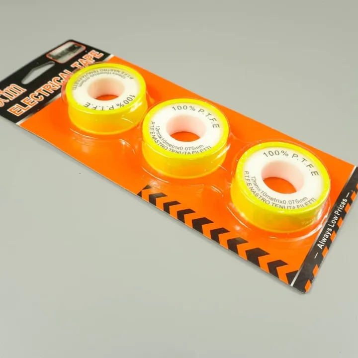 3pcs Teflon Tape Sealant Tapes for Leak Pipe Lazada PH