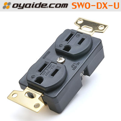 ของแท้ปลั๊กผนัง OYAIDE SWO-DX-U  receptacle with silver + rhodium plating wall outlet แถมฝาครอบ / ร้าน All Cable