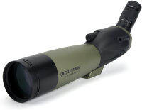 Celestron – Ultima 80 Angled Spotting Scope – 20-60x Zoom Eyepiece – Multi-coated Optics for Bird Watching, Wildlife, Scenery and Hunting – Waterproof and Fogproof – Includes Soft Carrying Case Ultima 80 - 45° Spotting Scope