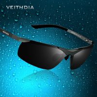 VEITHDIA แว่นกันแดดแว่นกันแดดตกปลาสำหรับผู้ชาย,แว่นกันแดดอะลูมิเนียม UV400โพลาไรซ์แว่นตากันแดดสำหรับผู้ชาย6501