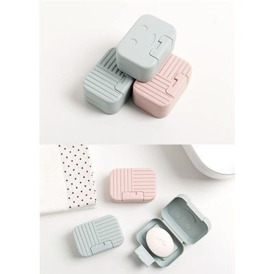 Soap Box Travel Portable Soap Case Waterproof Convenience Toilet Bathroom Cute Storage Dish Tray Soap Dishes
