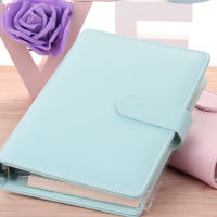 A6A5 Cute Ring Diary Leather Cover Case Handbook Cover Office Personal Binder Weekly Planneragenda Organizer