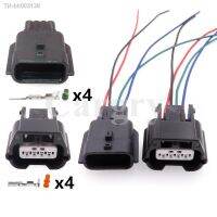 ✧┅✲ 1 Set 4P Car Intake Pressure Sensor Wiring Socket 7282-8853-30 7283-8853-30 Auto Air Flowmeter Wire Socket