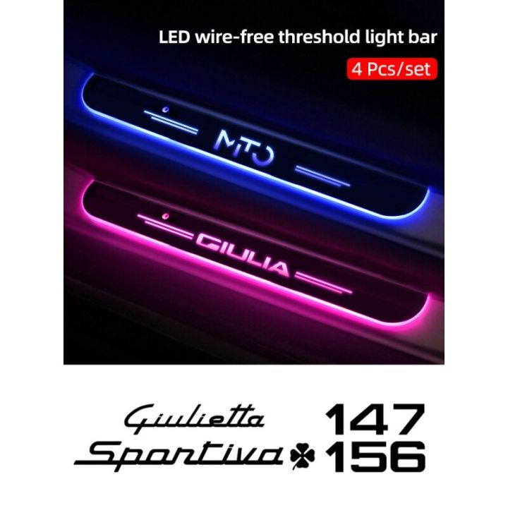 Door Customize Lamps For Alfa Romeo 159 147 Giulietta Stelvio 4C MITO