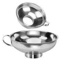 Canning Funnel, 2 Pack Stainless Steel Canning Supplies Kitchen Funnel Jar Funnel Canning Funnel