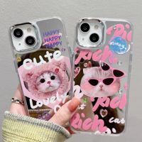 ❤️จัดส่งทันที❤️เคสไอโฟน11/12/13/14 max เคสน่ารัก Cats Mirror iPhone 1112131411PM12PM13PM14PM