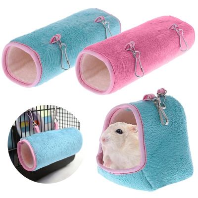 Tunnel Pet Hammock Bird Hamster Toys Cage Warm Sleeping Bed Sleeping Nest Hamster Hanging House Hammock Cage Pet Bed