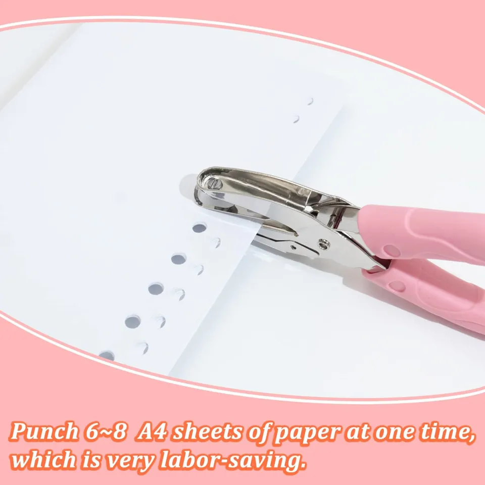 School Office Metal Single Hole Puncher Hand Paper Punch Single